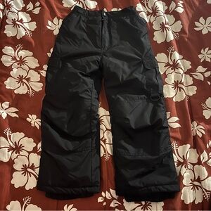 RAWIK black kids ski pants size large/6
